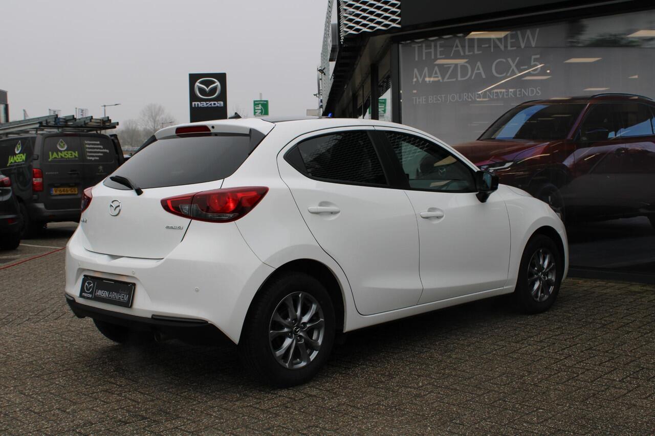 Mazda 2 1.5 Skyactiv-G Comfort , Automaat, Zwart Dak + Spiegels, LMV 15 Inch, PDC, Clima, Stoelverwarming, Apple Carplay, Navi, Cruise, ASR, LKA