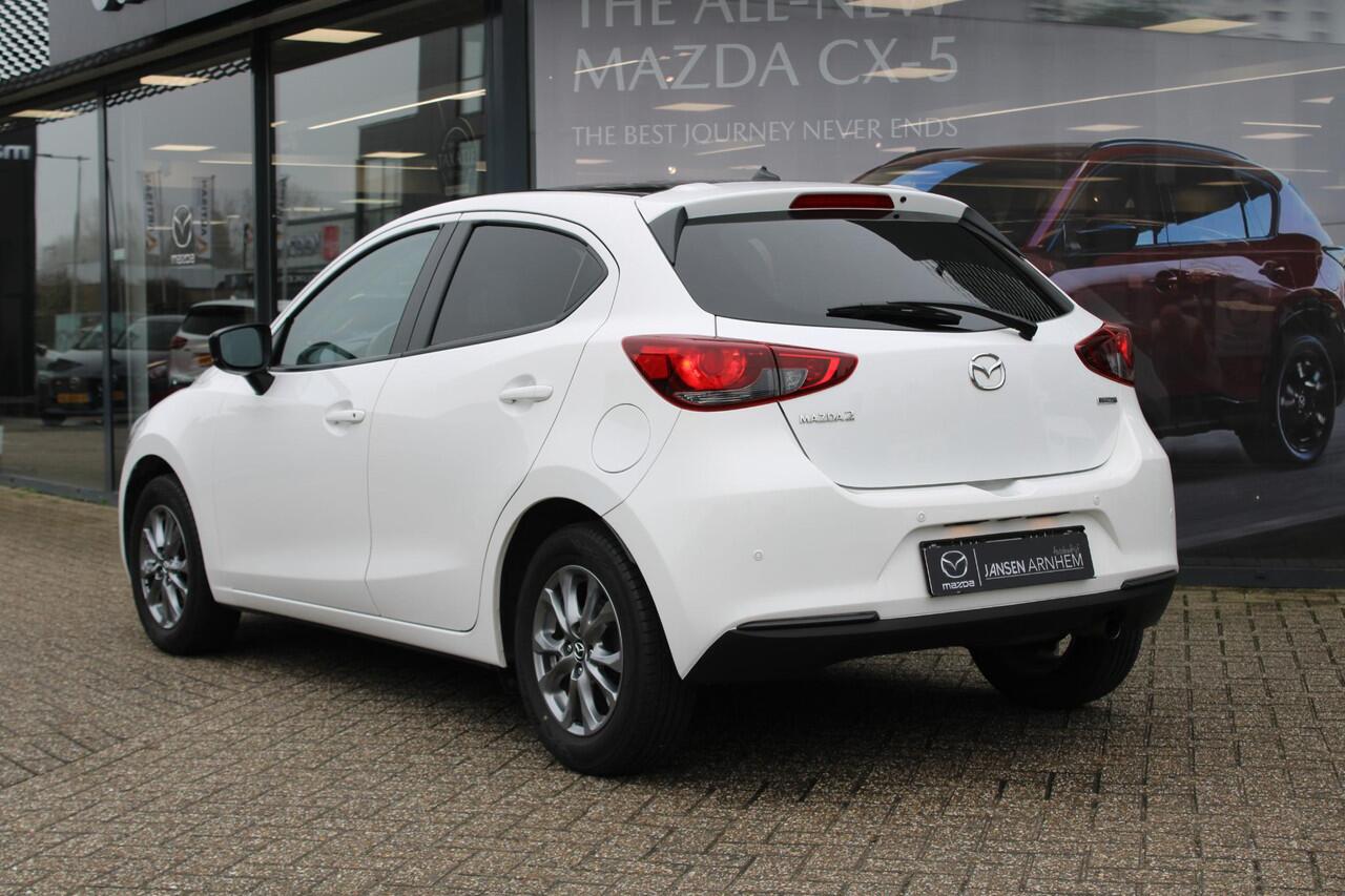 Mazda 2 1.5 Skyactiv-G Comfort , Automaat, Zwart Dak + Spiegels, LMV 15 Inch, PDC, Clima, Stoelverwarming, Apple Carplay, Navi, Cruise, ASR, LKA