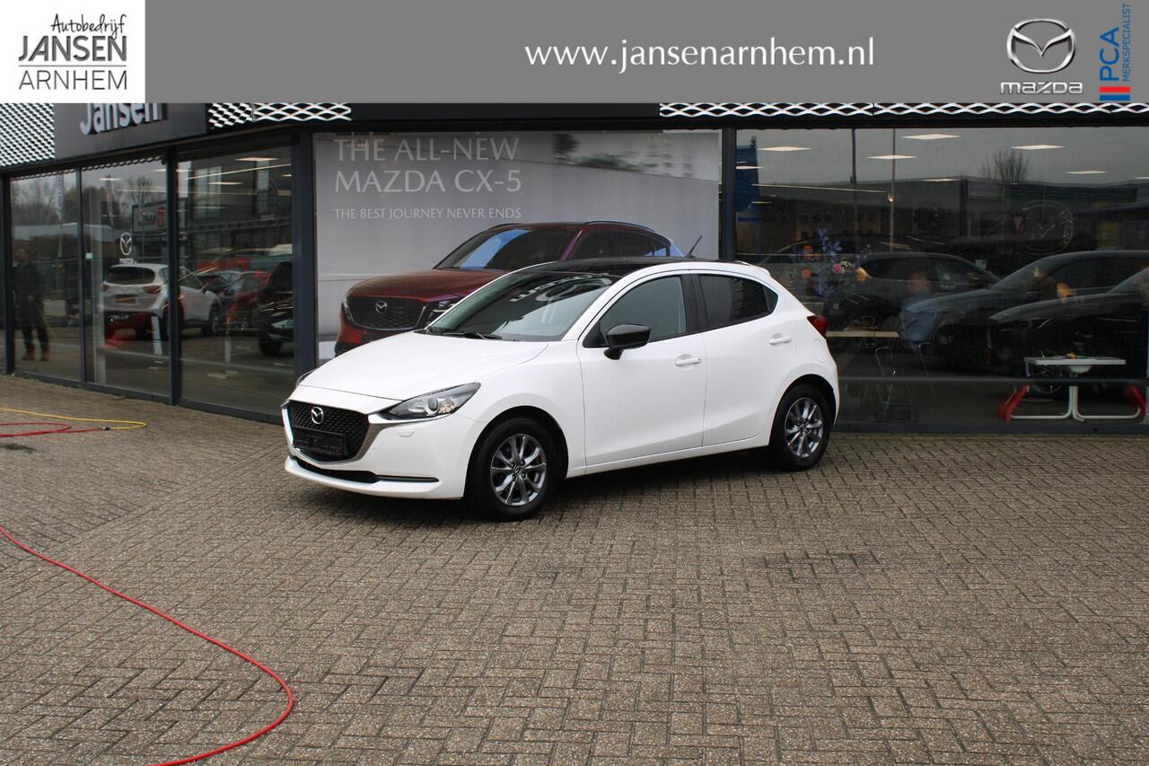 Mazda 2 1.5 Skyactiv-G Comfort , Automaat, Zwart Dak + Spiegels,15 inch LMV, PDC, Clima, Stoelverwarming, Apple Carplay, NavI, Cruise, ASR, LKA