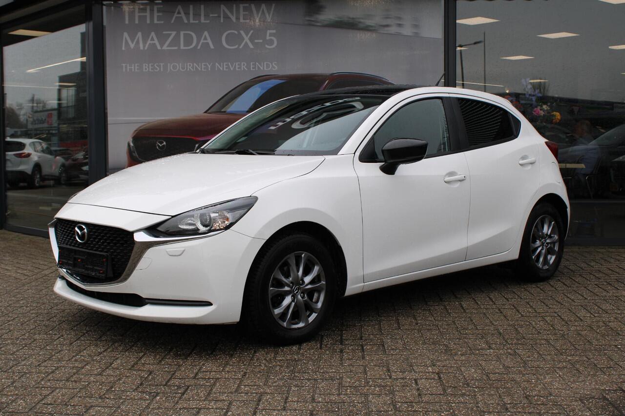 Mazda 2 1.5 Skyactiv-G Comfort , Automaat, Zwart Dak + Spiegels,15 inch LMV, PDC, Clima, Stoelverwarming, Apple Carplay, NavI, Cruise, ASR, LKA