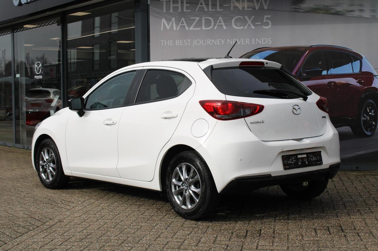 Mazda 2 1.5 Skyactiv-G Comfort , Automaat, Zwart Dak + Spiegels,15 inch LMV, PDC, Clima, Stoelverwarming, Apple Carplay, NavI, Cruise, ASR, LKA