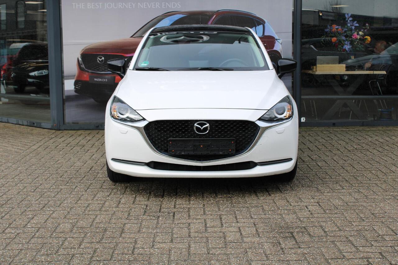 Mazda 2 1.5 Skyactiv-G Comfort , Automaat, Zwart Dak + Spiegels,15 inch LMV, PDC, Clima, Stoelverwarming, Apple Carplay, NavI, Cruise, ASR, LKA