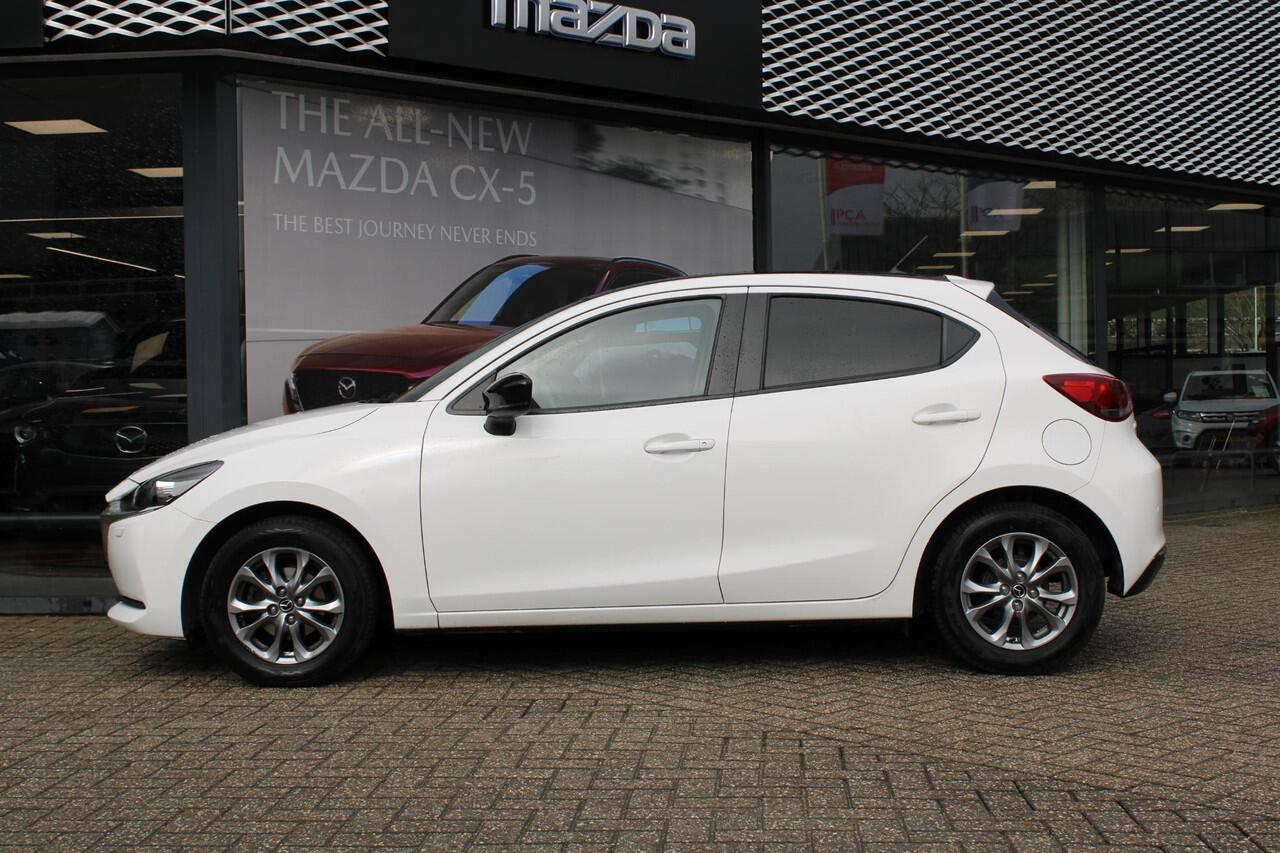 Mazda 2 1.5 Skyactiv-G Comfort , Automaat, Zwart Dak + Spiegels,15 inch LMV, PDC, Clima, Stoelverwarming, Apple Carplay, NavI, Cruise, ASR, LKA