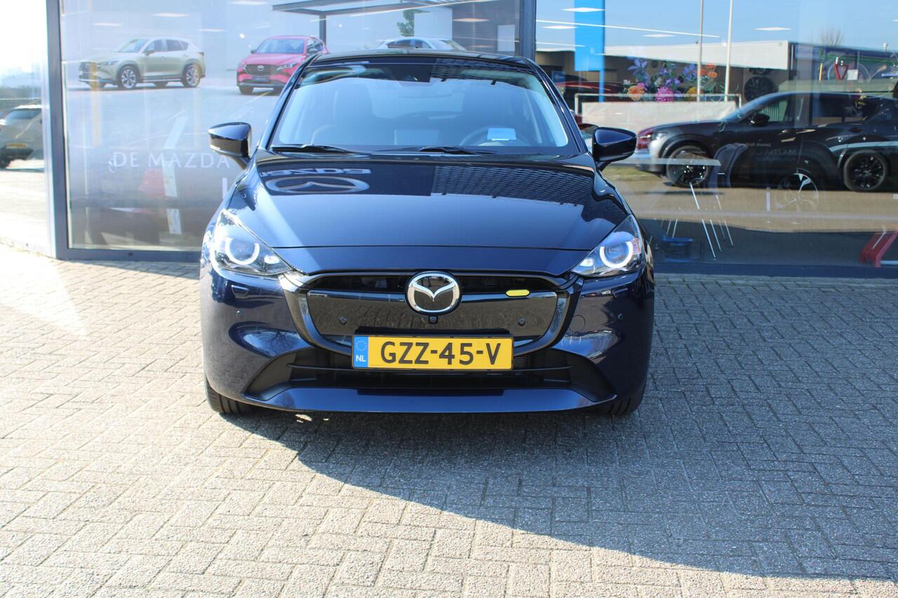 Mazda 2 1.5 e-SkyActiv-G 90 Exclusive-Line , Demovoordeel ¤2.740-, DA Pack, Navi, Apple Carplay, 360 Camera, PDC, Clima, Adap. Cruise, Stuur/Stoelverwarming
