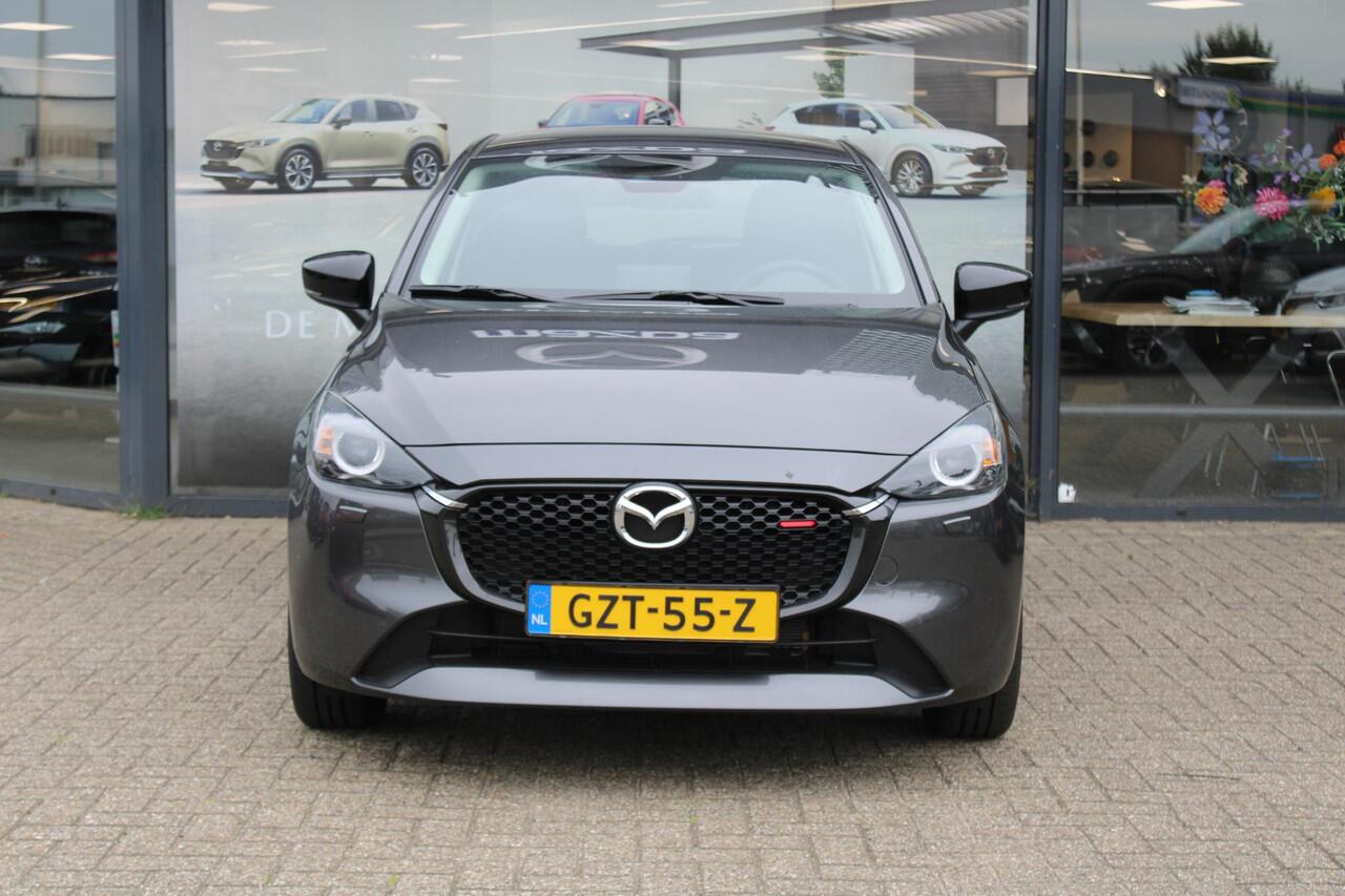 Mazda 2 1.5 e-SkyActiv-G 90 Homura , Demovoordeel ¤3.340 -, Apple Carplay, LMV 16 Inch, Camera, PDC, Clima, Cruise, Stuur/Stoelverwarming, BSM, LKA