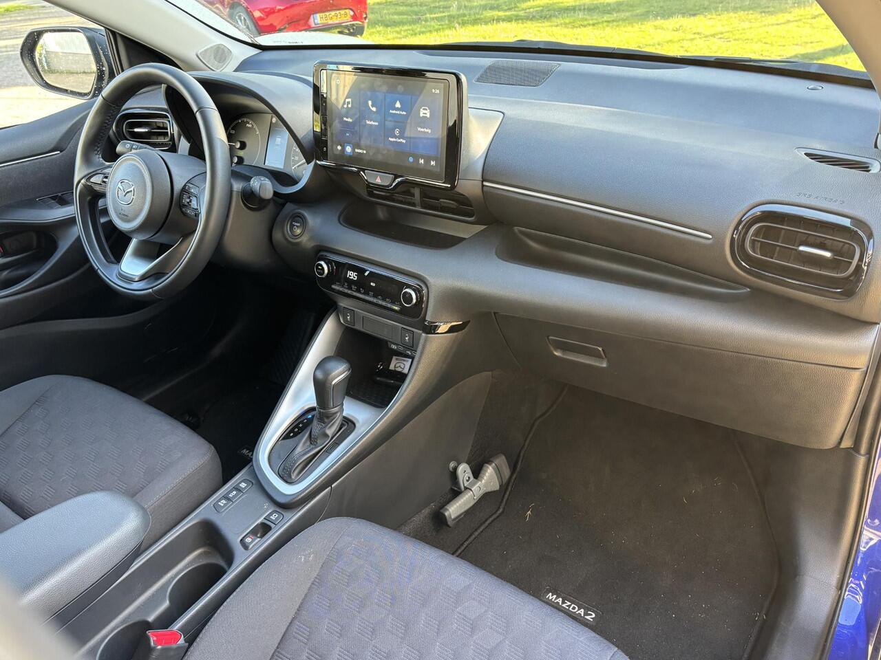 Mazda 2 Hybrid 1.5 Exclusive-line NL-Auto, Automaat, Hybride, Apple Carplay /Android Auto, Automatische Airco, A. Rij-Camera, Stoelverw +Stuurverw, Cruise Controle Add., Keyless Entry, Keyless Start, Lichtmetaal.