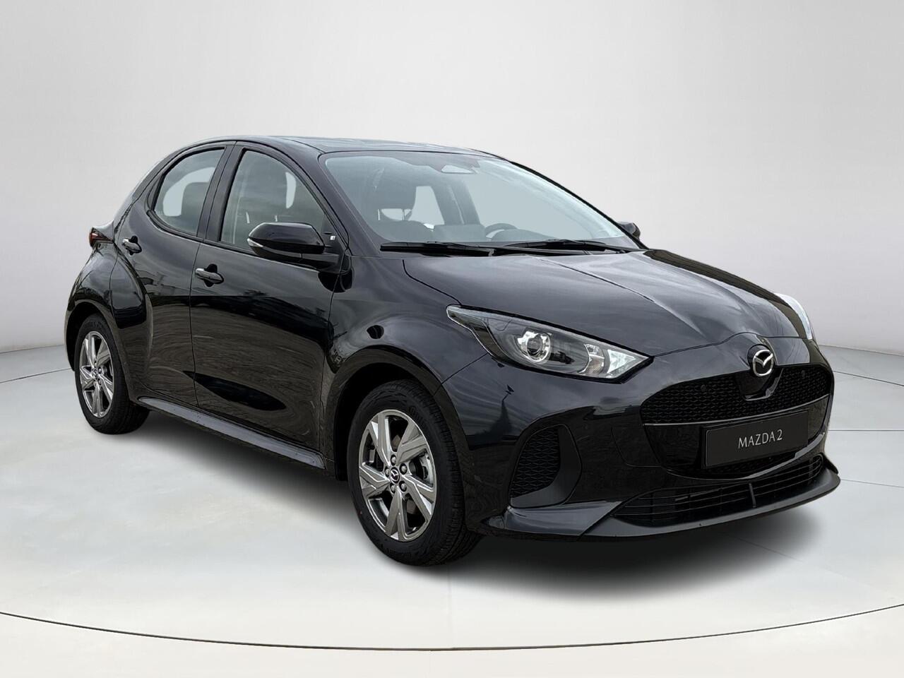 Mazda 2 Hybrid 1.5 Exclusive-line | Stoel/stuurverwarming | Grootlicht hulp | Climate controll | Parkeerhulp voor+achter | Achteruitrijcamera | Keyless start+entry |