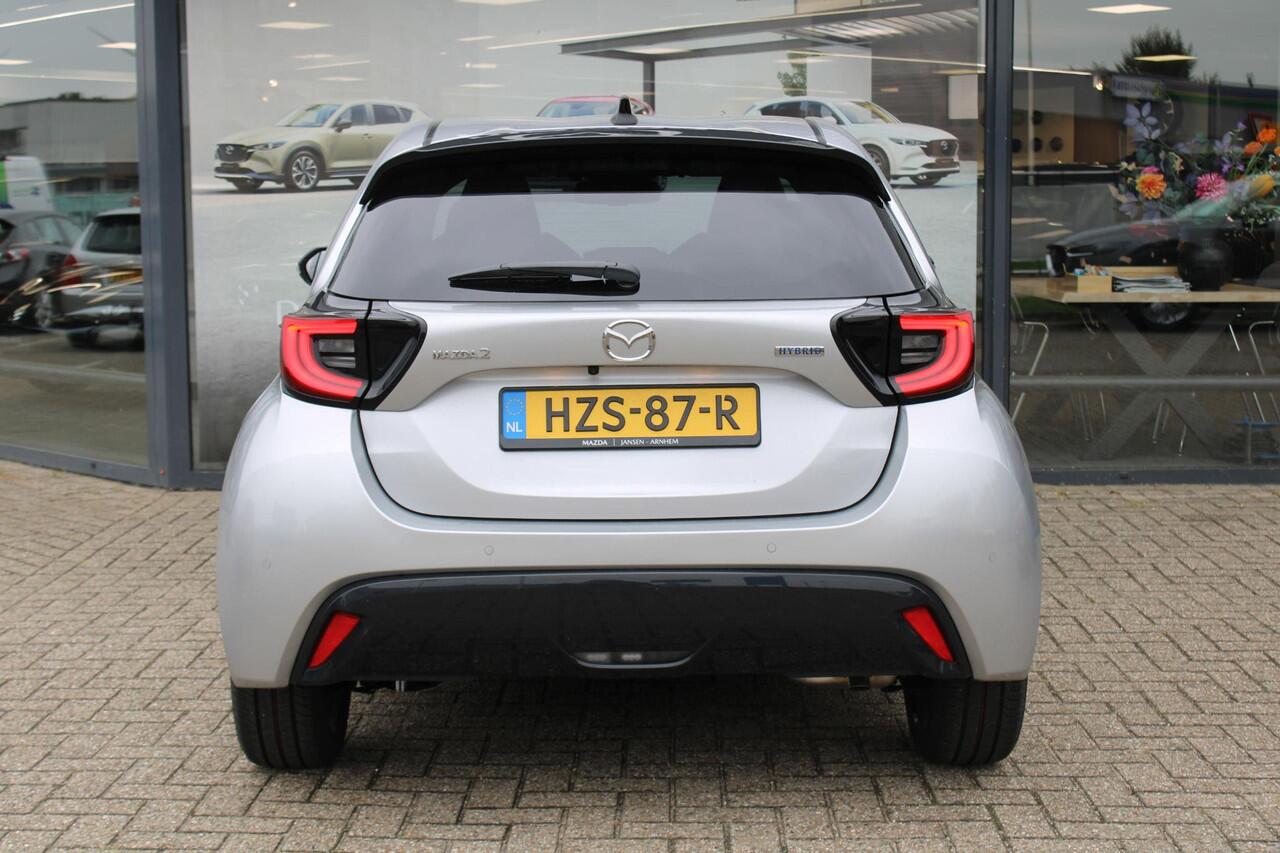 Mazda 2 Hybrid 1.5 Homura , Demovoordeel ¤ 5.040,-, Automaat, Apple Carplay, Clima, Adap.Cruise, LMV 17 Inch, Camera, PDC, Stuur/Stoelverwarming