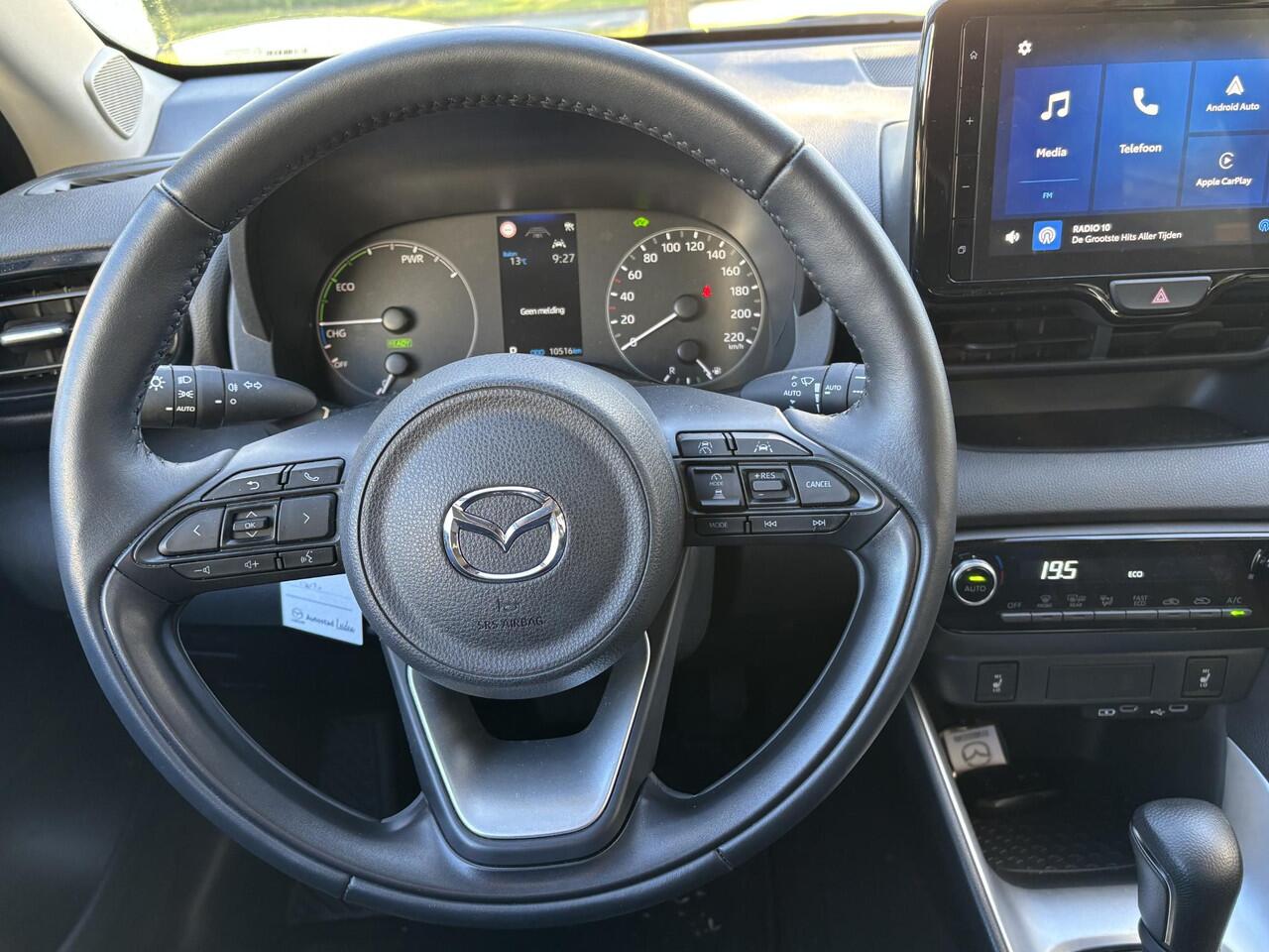 Mazda 2 Hybrid 1.5 Exclusive-line NL-Auto, Automaat, Hybride, Apple Carplay /Android Auto, Automatische Airco, A. Rij-Camera, Stoelverw +Stuurverw, Cruise Controle Add., Keyless Entry, Keyless Start, Lichtmetaal.