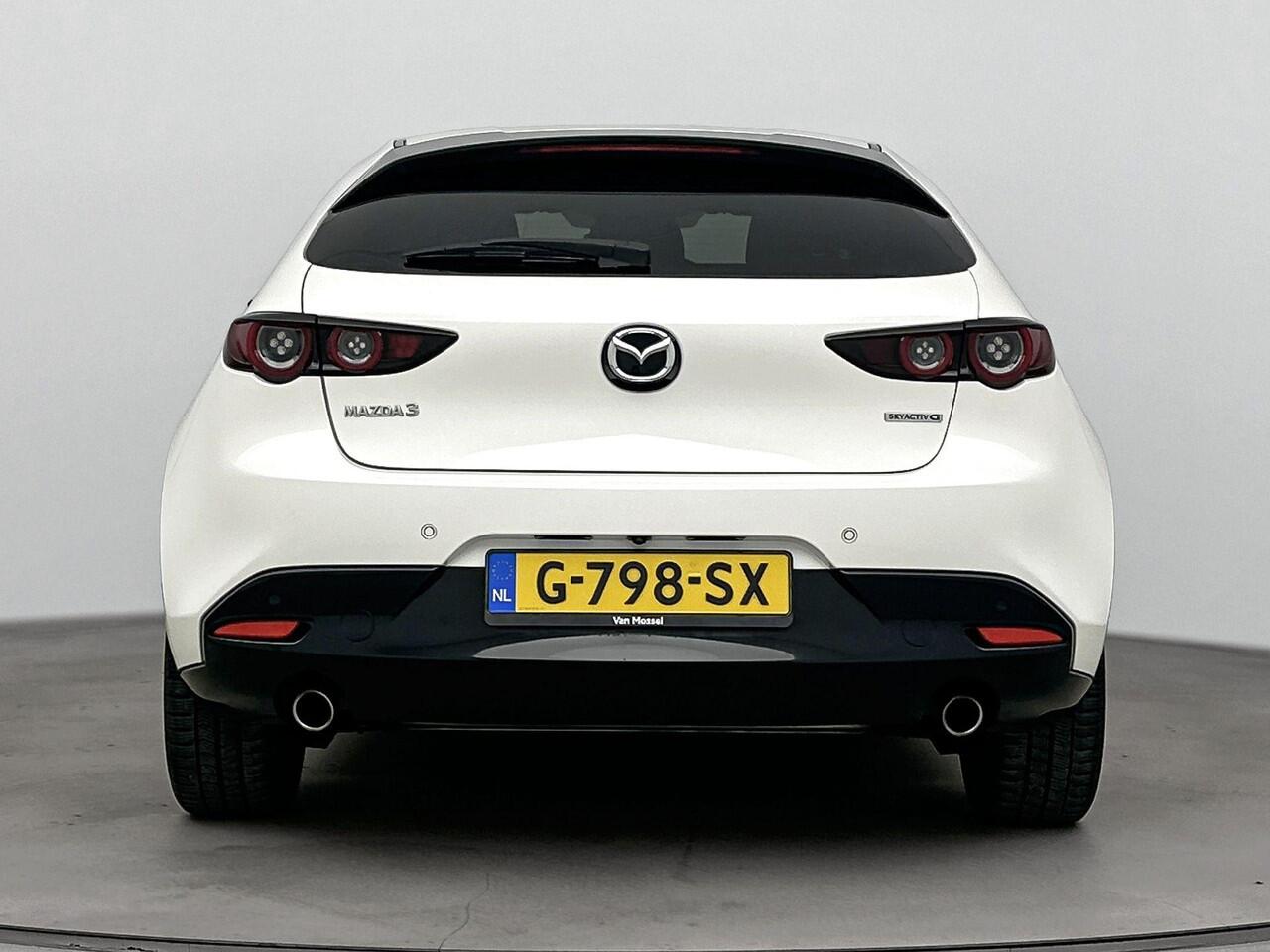 Mazda 3 2.0 e-SkyActiv-G M Hybrid Luxury 122PK | Navigatie | BOSE Audio | Climate Control | Elektrische Stoel | LED Verlichting | Apple CarPlay & Android Auto