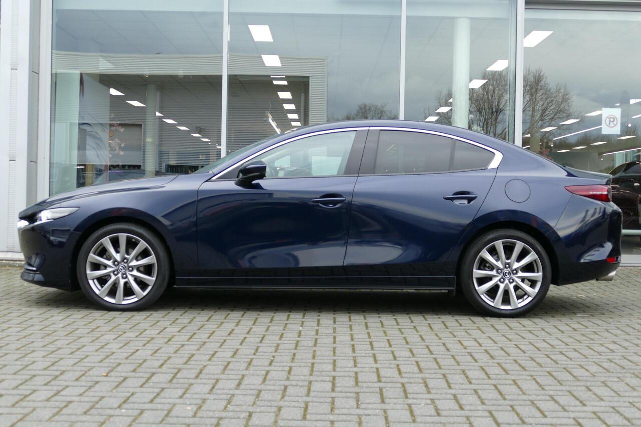 Mazda 3 2.0 e-SkyActiv-X M Hybrid 180 Luxury | I-ACTIV Pakket | Trekhaak | Wit leer pakket | Rijklaarprijs |