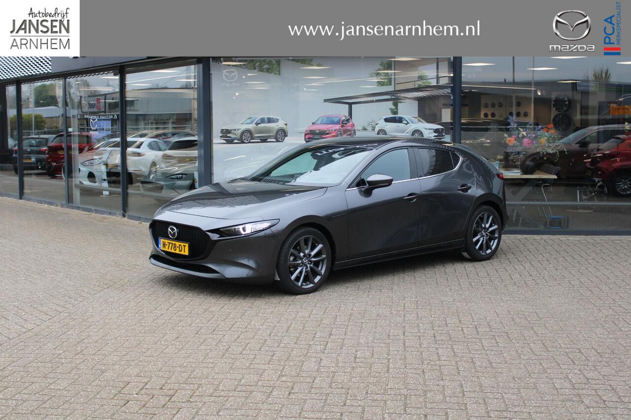 Mazda 3 HB 2.0 e-SkyActiv-G 150 M Hybrid Sportive , Adap Cruise, Clima, HUD, PDC, Stoelverwarming, Stuurverwarming, Camera, Navi, Apple Carplay