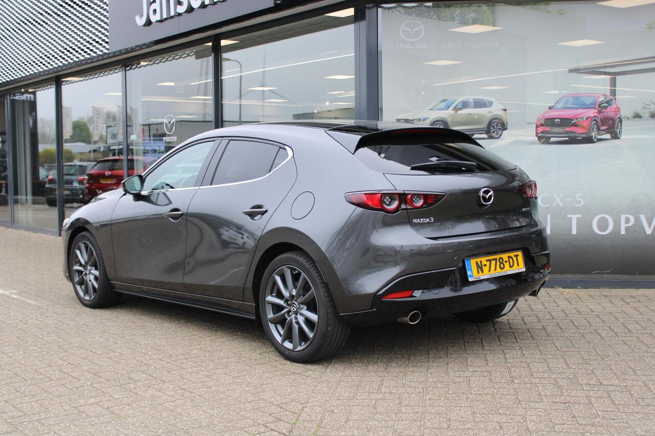 Mazda 3 HB 2.0 e-SkyActiv-G 150 M Hybrid Sportive , Adap Cruise, Clima, HUD, PDC, Stoelverwarming, Stuurverwarming, Camera, Navi, Apple Carplay