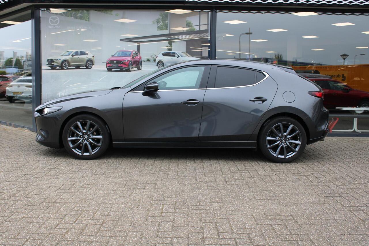 Mazda 3 HB 2.0 e-SkyActiv-G 150 M Hybrid Sportive , Adap Cruise, Clima, HUD, PDC, Stoelverwarming, Stuurverwarming, Camera, Navi, Apple Carplay