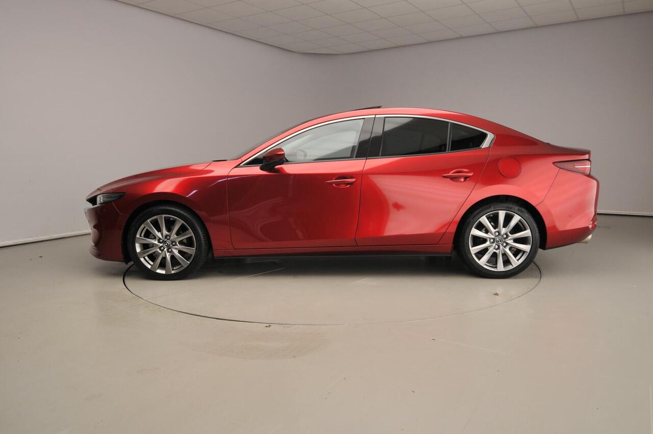 Mazda 3 2.0 e-SkyActiv-X M Hybrid 186 Luxury Automaat | Leder | Schuifdak | 360 cam | Bose
