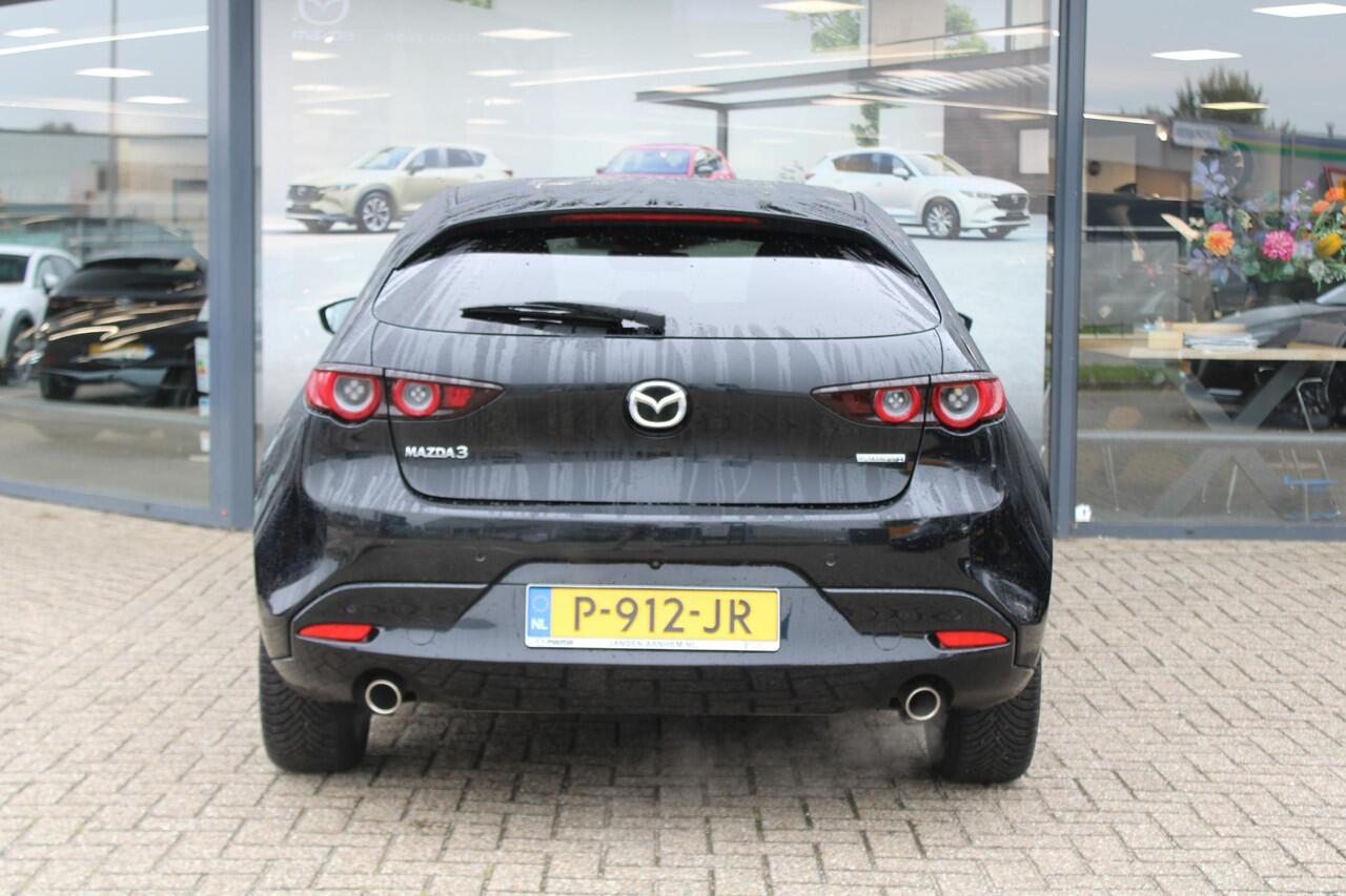 Mazda 3 HB 2.0 e-SkyActiv-G 150 M Hybrid Sportive , Automaat, Leder, Camera, All Season, LMV 18 Inch, Stuur/Stoel Verwarming, Apple Carplay, Android Auto, Clima, Bose, Adap.Cruise, PDC, HUD, Bluetooth