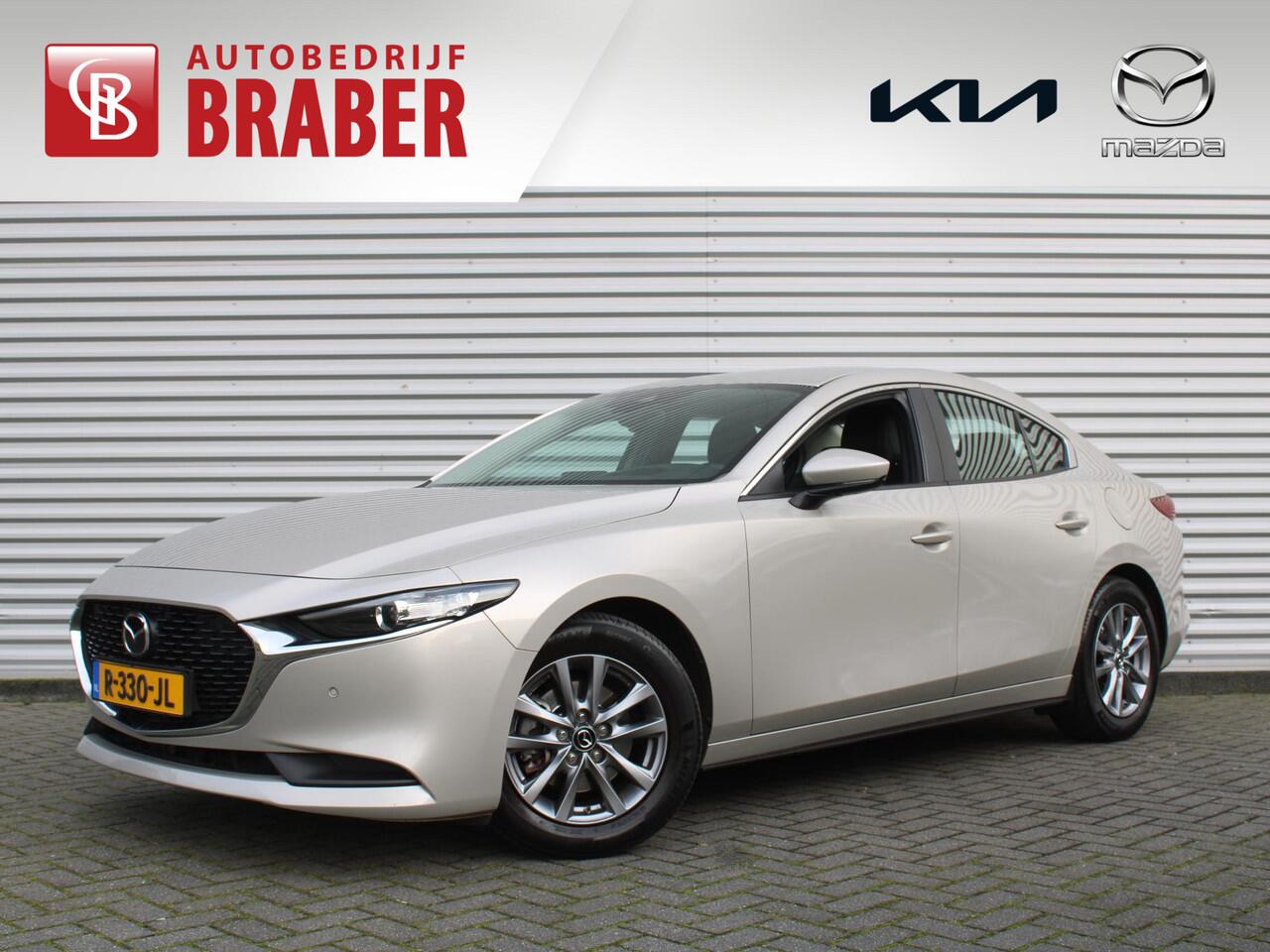 Mazda 3 2.0 e-SkyActiv-G M Hybrid 122PK 6MT Comfort | BTW Auto | Navi | Leder | Keyless | Camera | Elek. Stoelvers. |
