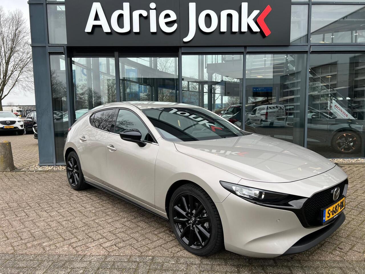 Mazda 3 2.0 e-SkyActiv-G M Hybrid 150 Homura | NED. AUTO | CRUISE CONTROL ADAPTIEF | CLIMATE CONTROL | APPLE CARPLAY | ANDROID AUTO | STOELVERWARMING