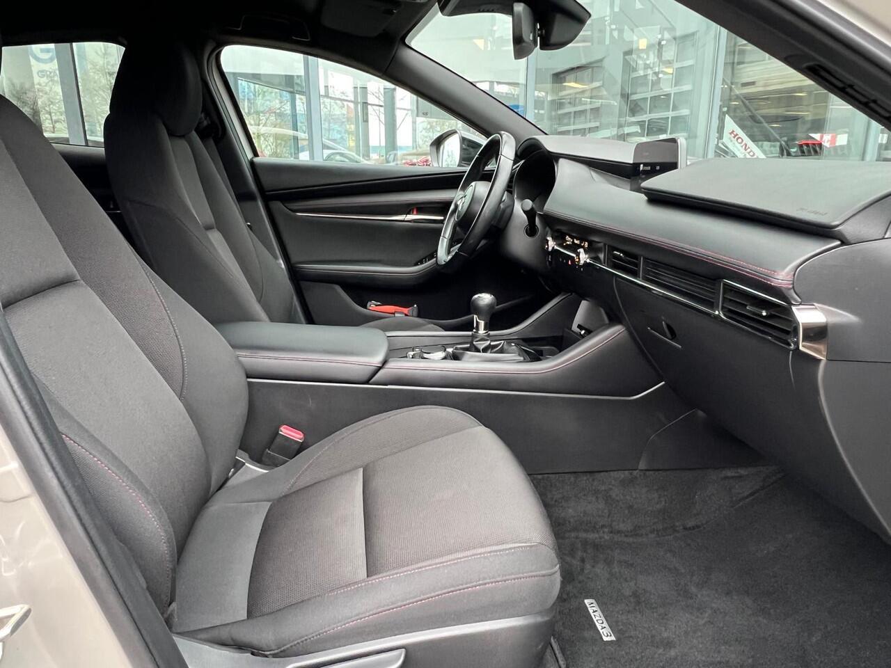 Mazda 3 2.0 e-SkyActiv-G M Hybrid 150 Homura | NED. AUTO | CRUISE CONTROL ADAPTIEF | CLIMATE CONTROL | APPLE CARPLAY | ANDROID AUTO | STOELVERWARMING