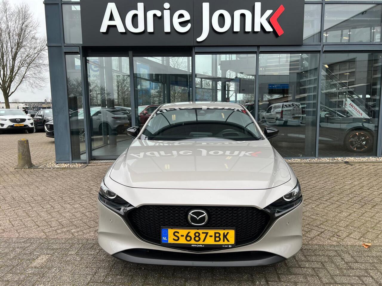 Mazda 3 2.0 e-SkyActiv-G M Hybrid 150 Homura | NED. AUTO | CRUISE CONTROL ADAPTIEF | CLIMATE CONTROL | APPLE CARPLAY | ANDROID AUTO | STOELVERWARMING