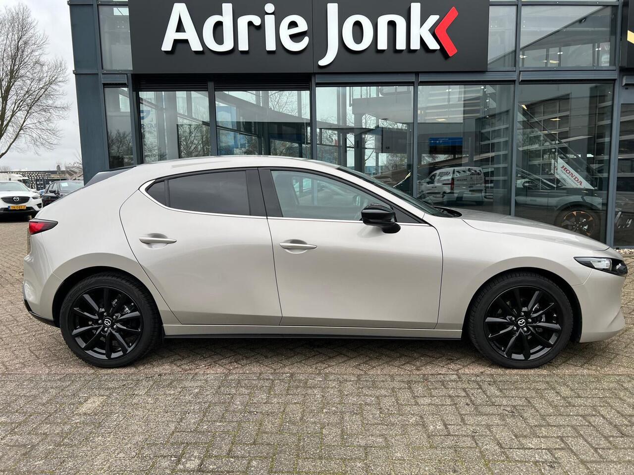 Mazda 3 2.0 e-SkyActiv-G M Hybrid 150 Homura | NED. AUTO | CRUISE CONTROL ADAPTIEF | CLIMATE CONTROL | APPLE CARPLAY | ANDROID AUTO | STOELVERWARMING