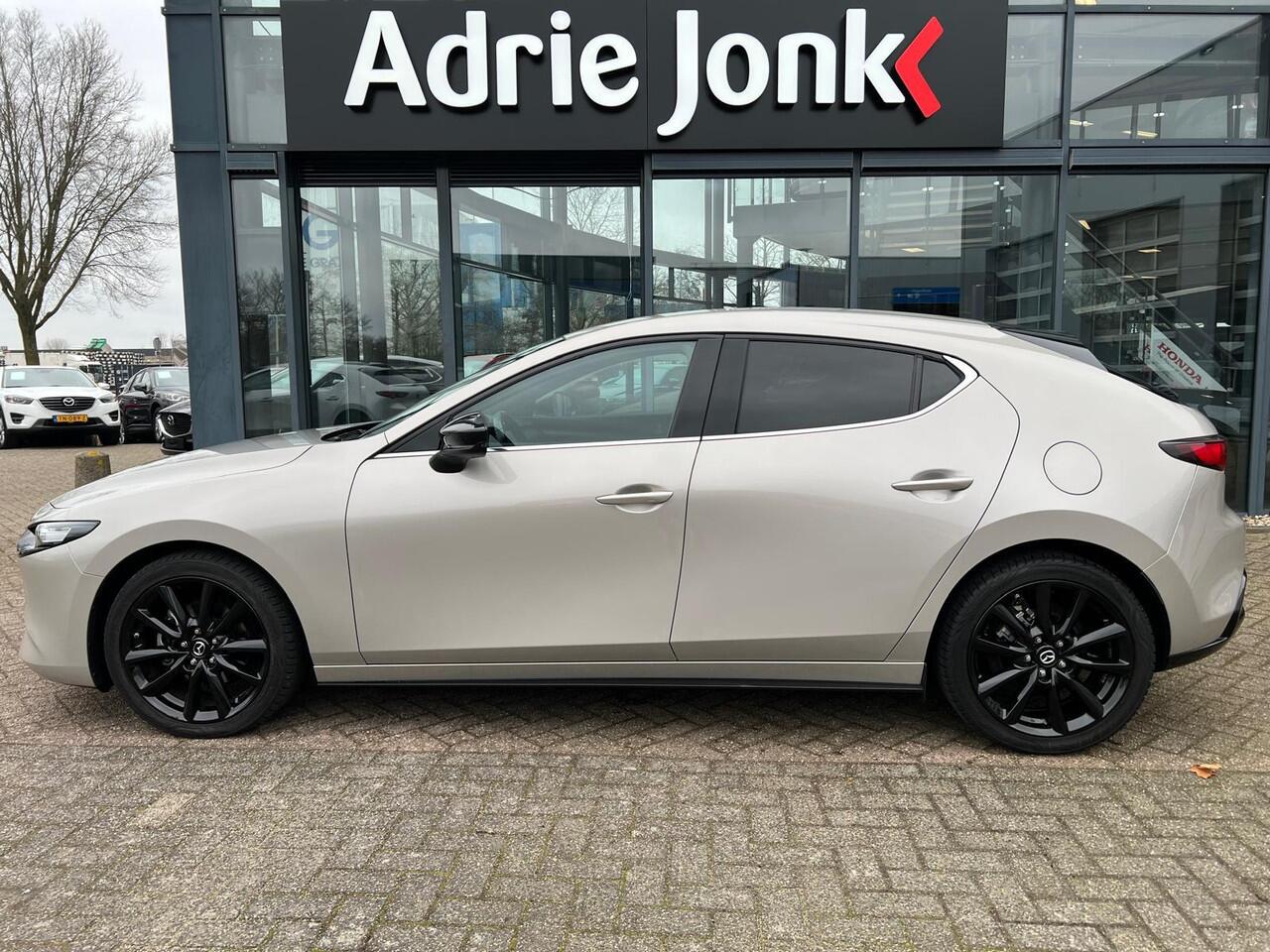 Mazda 3 2.0 e-SkyActiv-G M Hybrid 150 Homura | NED. AUTO | CRUISE CONTROL ADAPTIEF | CLIMATE CONTROL | APPLE CARPLAY | ANDROID AUTO | STOELVERWARMING