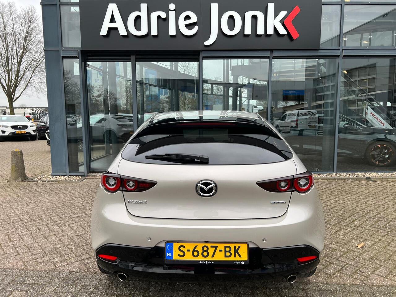 Mazda 3 2.0 e-SkyActiv-G M Hybrid 150 Homura | NED. AUTO | CRUISE CONTROL ADAPTIEF | CLIMATE CONTROL | APPLE CARPLAY | ANDROID AUTO | STOELVERWARMING