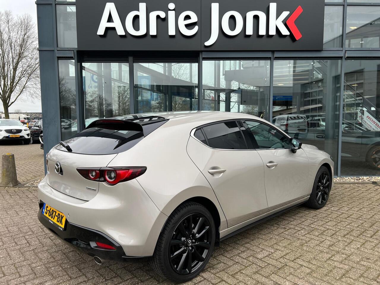 Mazda 3 2.0 e-SkyActiv-G M Hybrid 150 Homura | NED. AUTO | CRUISE CONTROL ADAPTIEF | CLIMATE CONTROL | APPLE CARPLAY | ANDROID AUTO | STOELVERWARMING