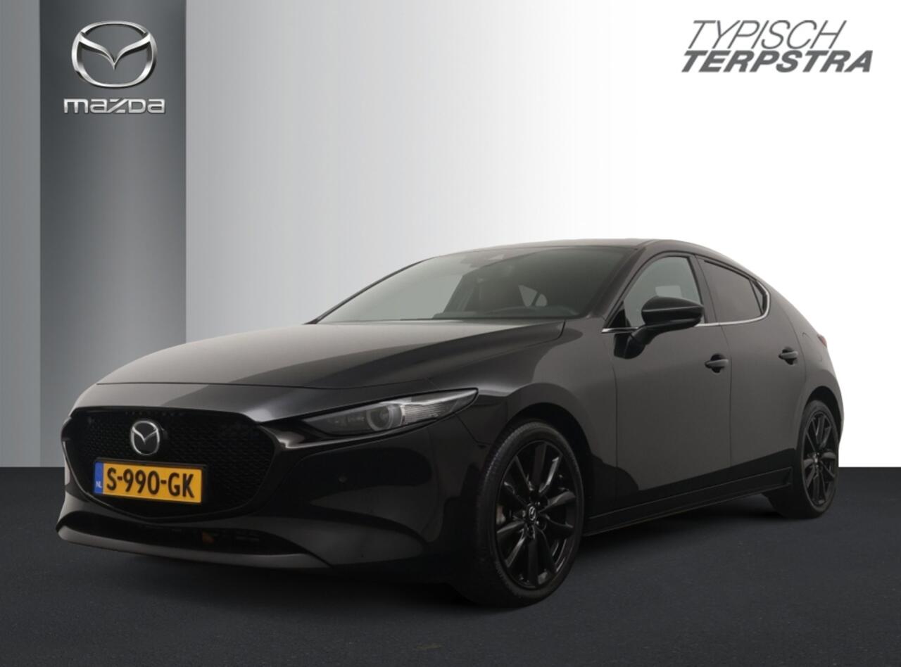 Mazda 3 e-Skyactiv X 186 Luxury | rood leer pakket | 1e eigenaar