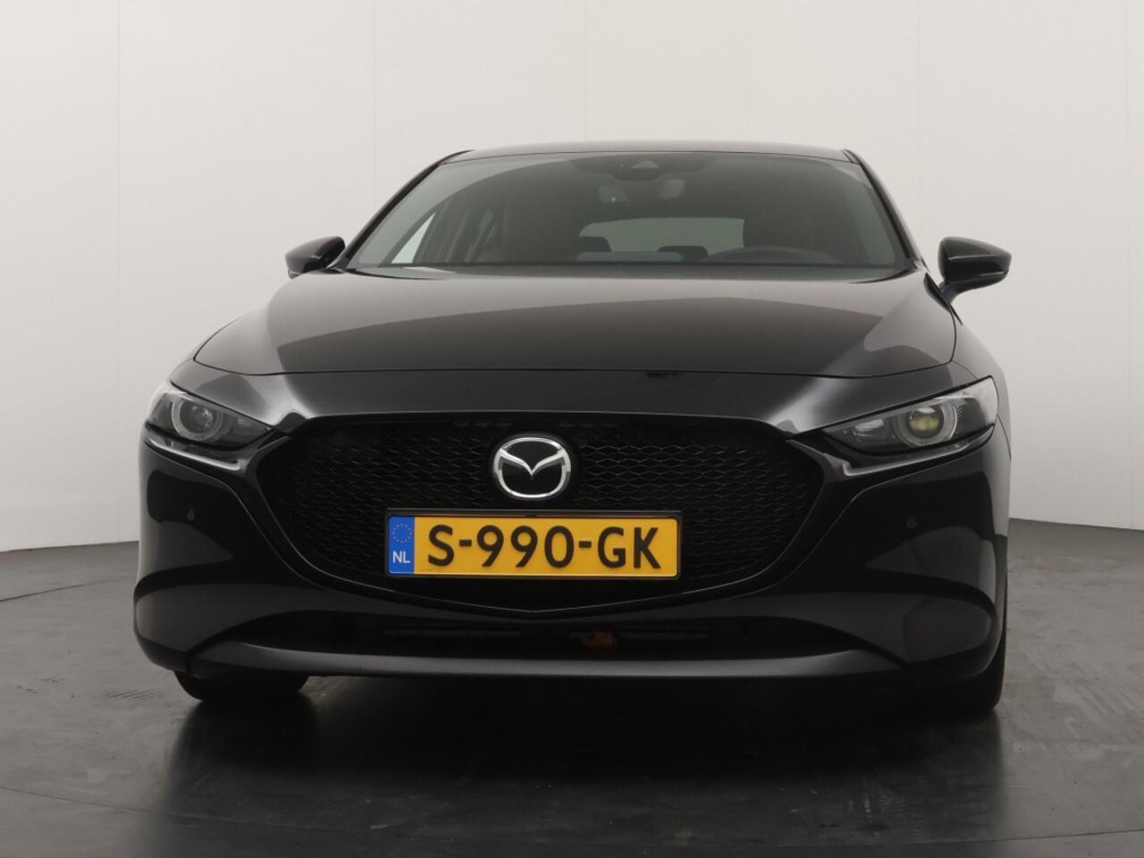 Mazda 3 e-Skyactiv X 186 Luxury | rood leer pakket | 1e eigenaar
