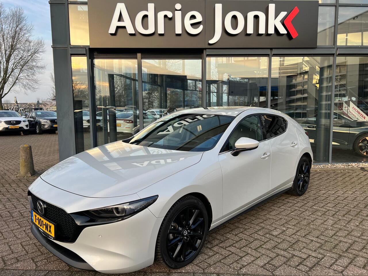 Mazda 3 2.0 e-SkyActiv-X M Hybrid 186 Exclusive-line AUTOMAAT | SUNROOF | LEDER | DRIVER ASSISTANCE PACK | COMFORT PACK | DESIGN PACK | DUURSTE UITVOERING | NED. AUTO | * 6 JAAR GARANTIE | 07-2029 |