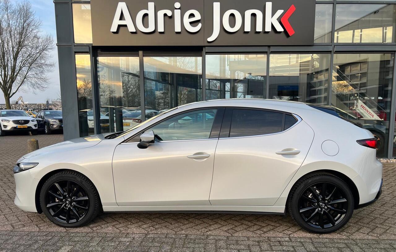Mazda 3 2.0 e-SkyActiv-X M Hybrid 186 Exclusive-line AUTOMAAT | SUNROOF | LEDER | DRIVER ASSISTANCE PACK | COMFORT PACK | DESIGN PACK | DUURSTE UITVOERING | NED. AUTO | * 6 JAAR GARANTIE | 07-2029 |
