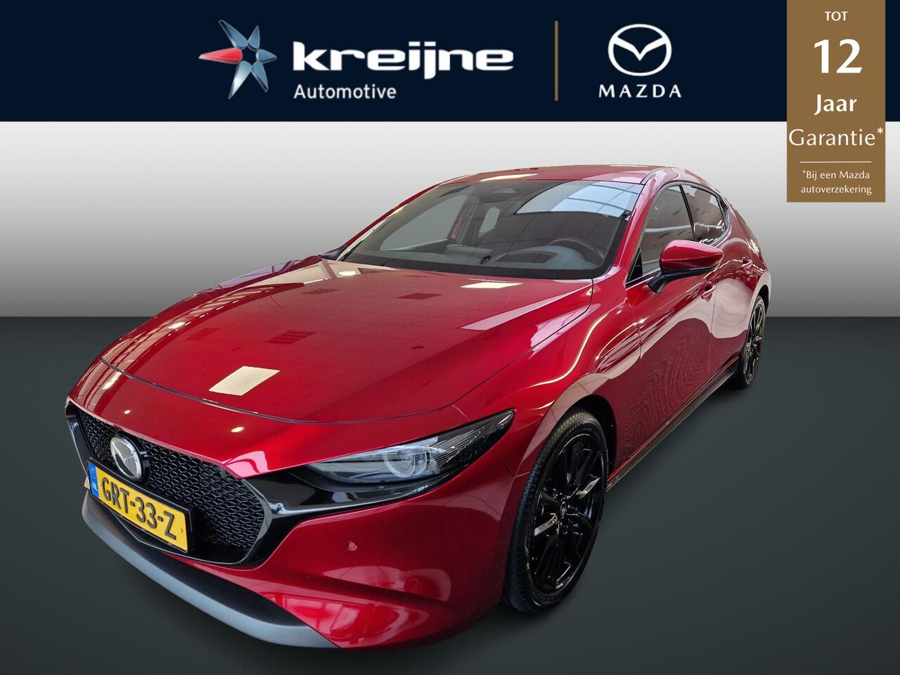 Mazda 3 2.0 e-SkyActiv-X M Hybrid 186 Exclusive-line HB | 360 View | BOSE | Stoel/stuurwiel verwarming | RIJKLAARPRIJS!