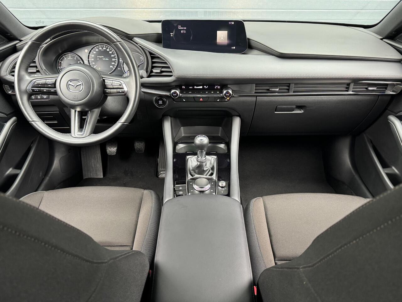 Mazda 3 2.0 E-SKYACTIV-X M HYBRID 186 HOMURA I P-CAMERA I ADAPTIVE CRUISE CONTROL I NAVIGATIE I CLIMATE CONTROL I APPLE CARPLAY