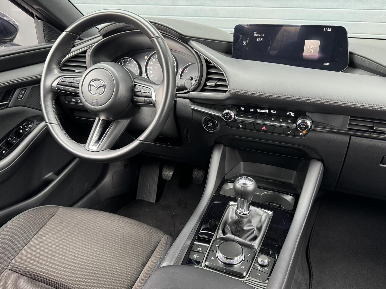 Mazda 3 2.0 E-SKYACTIV-X M HYBRID 186 HOMURA I P-CAMERA I ADAPTIVE CRUISE CONTROL I NAVIGATIE I CLIMATE CONTROL I APPLE CARPLAY