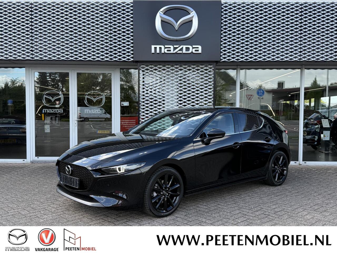 Mazda 3 2.0 e-SkyActiv-X M Hybrid 186 Takumi | ROOD LEDER | NIEUW TE REGISTREREN | PANO DAK |