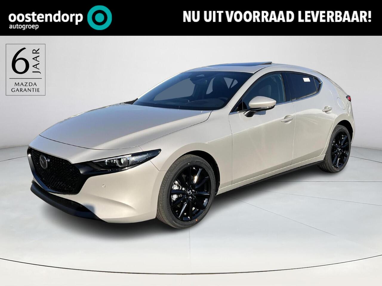 Mazda 3 2.0 e-SkyActiv-X M Hybrid 186 Exclusive-line | Sunroof Pack | Automaat |Model 2025 | Uit voorraad leverbaar |