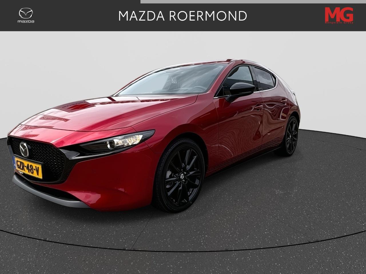 Mazda 3 2.5 e-SkyActiv-G M Hybrid 140 Homura | Rijklaar | Carplay | Parkeersensor | Stoelverwarming