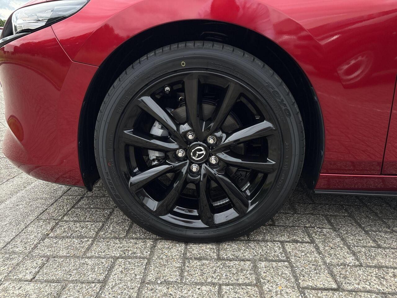 Mazda 3 2.5 e-SkyActiv-G M Hybrid 140 Homura | Rijklaar | Carplay | Parkeersensor | Stoelverwarming