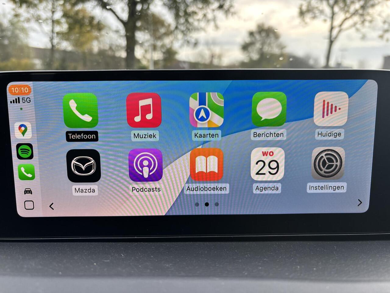 Mazda 3 2.5 e-SkyActiv-G M Hybrid 140 Homura Automaat, Navigatie, Apple Carplay/ Android Auto, Head-up, Cruise Controle Add, A.Rij-Camera, Parkeerhulp v., Stoel verwarming