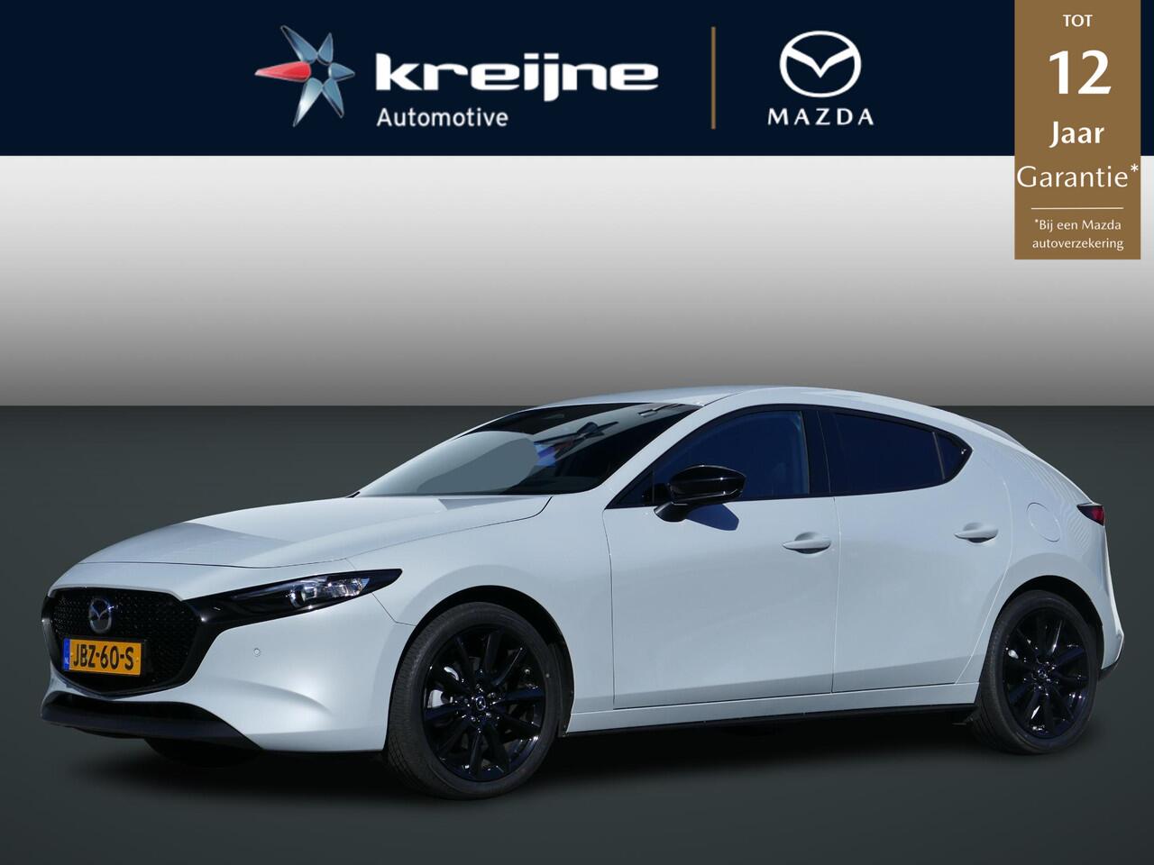 Mazda 3 2.0 e-SkyActiv-X M Hybrid 186 Homura | Apple Carplay | Navigatie | Adaptieve Cruise Control | Camera | Stoelverwarming | RIJKLAARPRIJS!