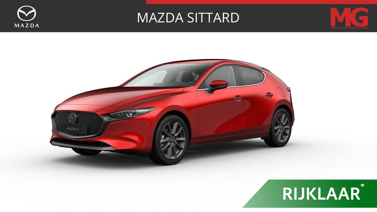 Mazda 3 2.5 e-SkyActiv-G M Hybrid 140 Exc-line Bns Edition | Bose | 360 Camera | Stuur-/Stoel verwarming | HUD