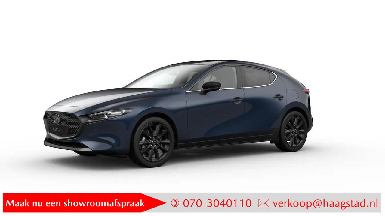 Mazda 3 2.0 e-SkyActiv-X M Hybrid 186 Exclusive-line Haagstad netto deal! (huidige nieuwprijs ¤44.690)