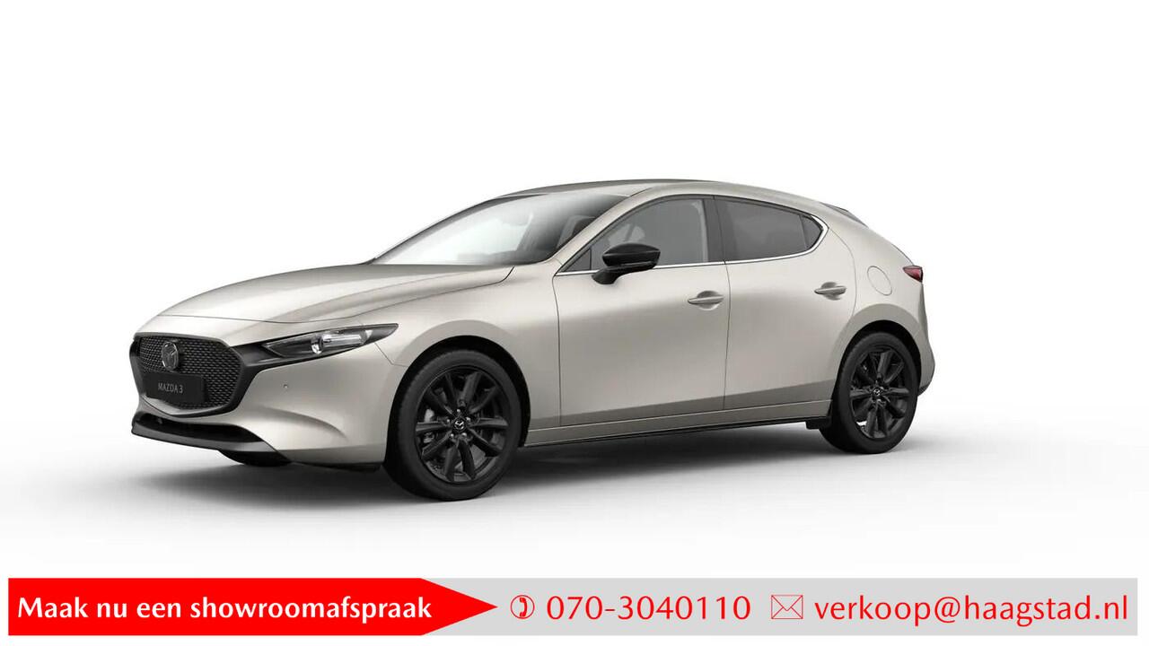 Mazda 3 2.0 e-SkyActiv-X M Hybrid 186 Takumi Sunroof pack Haagstad netto deal! (huidige nieuwprijs ¤47.590)