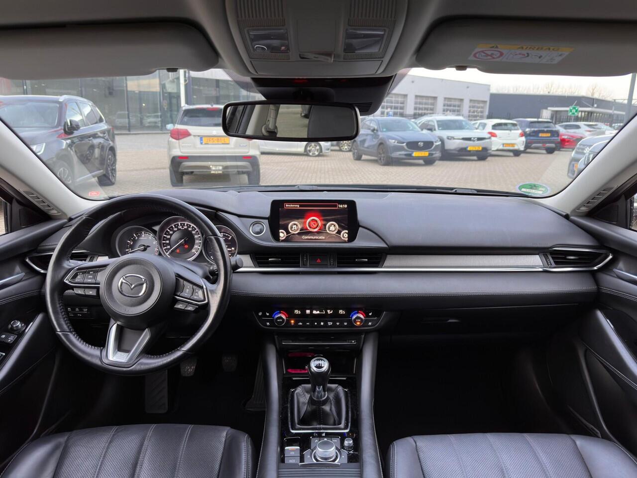 Mazda 6 Sportbreak 2.0 SkyActiv-G 165 Business Comfort | Rijklaar | 1ste Eigenaar | Dealer Onderhounden | 360 Graden Camera | Lederen Bekleding |