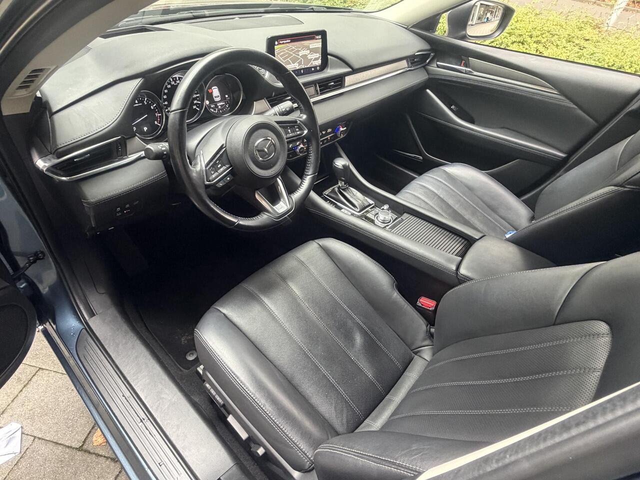 Mazda 6 Sportbreak 2.0 SkyActiv-G 165 Business | Automaat | Trekhaak | Leder |Ned. auto | dealer onderhouden