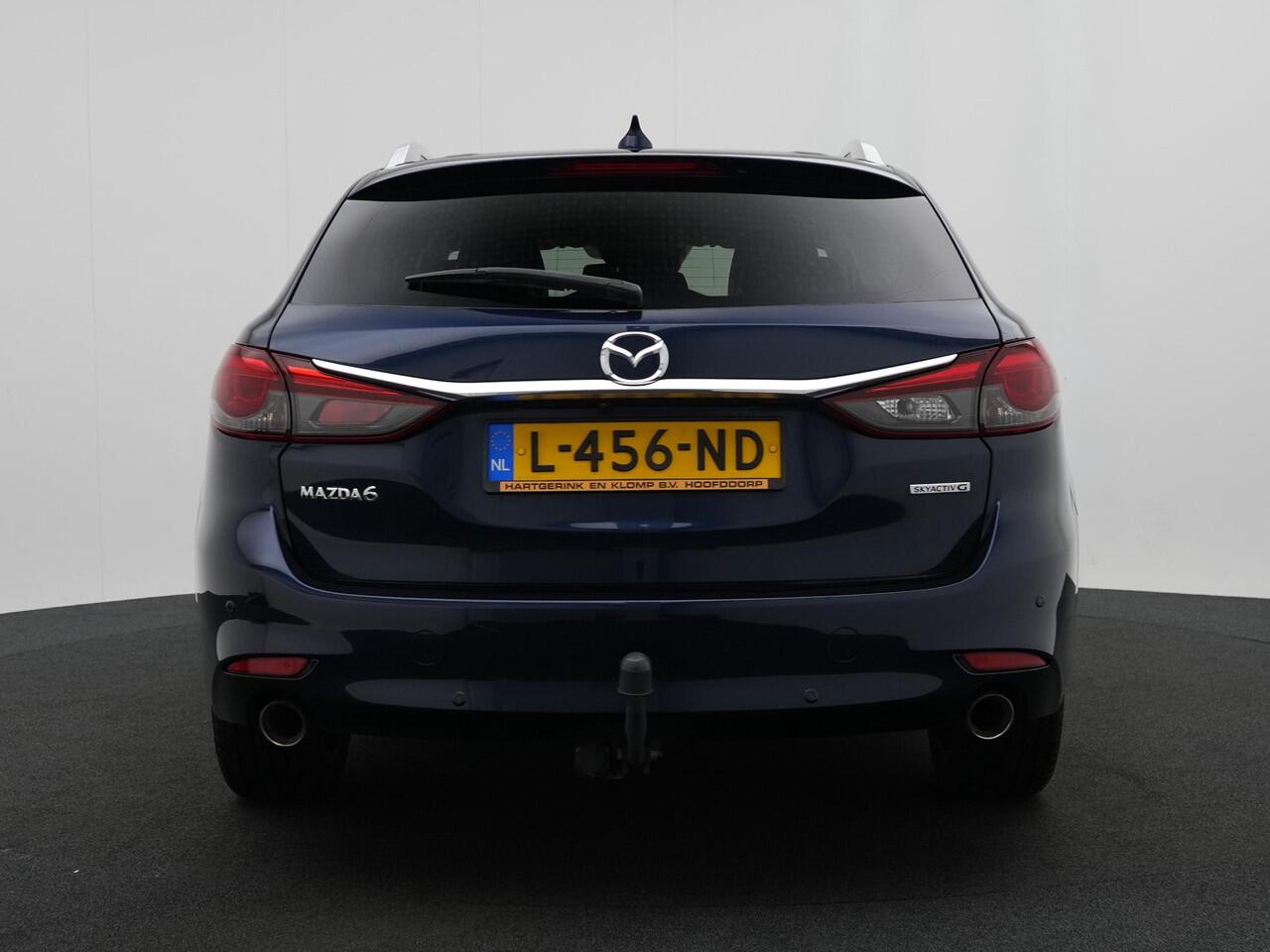Mazda 6 Sportbreak 2.0 SkyActiv-G Sportive automaat met afneembare trekhaak en all-weather banden : dealer onderhouden
