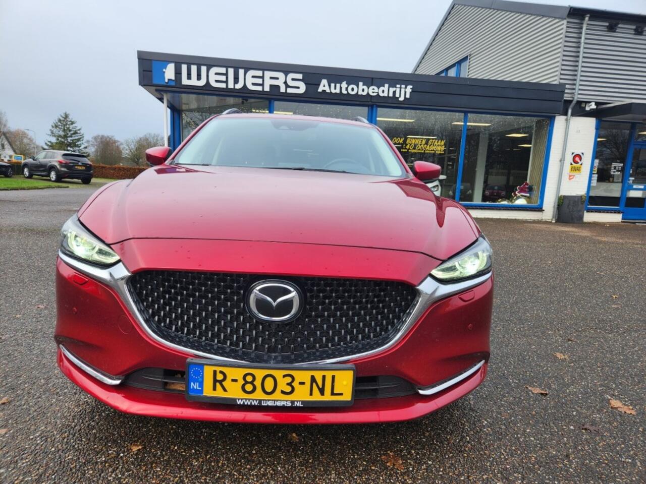 Mazda 6 2.0 165pk Automaat, Business, Adapt. Cruise, 360 camera, Leder, Apple/Android