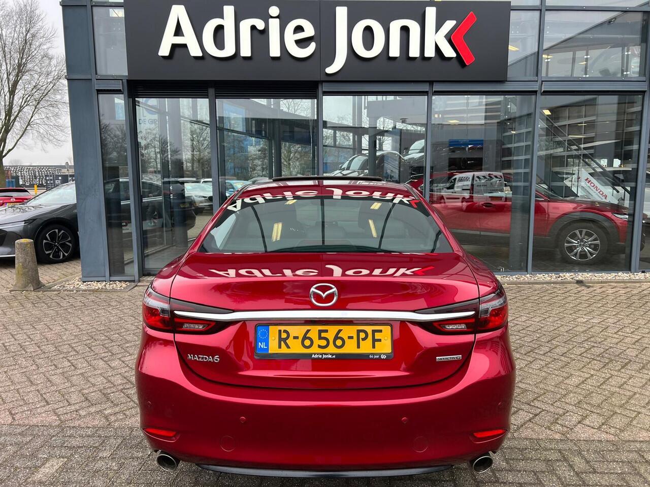 Mazda 6 2.5 SkyActiv-G 194 Signature AUTOMAAT | 19" VELGEN | 360 CAMERA | LUXE LEDER | SUNROOF | ZWARTE HEMEL | HEAD-UP | STUUR- en STOELVERWARMING V+A | STOEL VENTILATIE | MEEST LUXE UITVOERING |