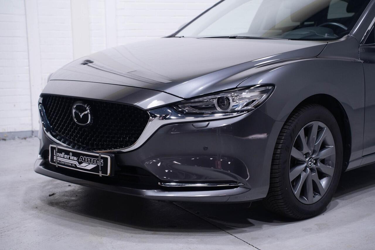 Mazda 6 Sportbreak 2.0 SkyActiv-G 165 Centre-Line HUD afneembare trekhaak stoelverwarming camera rondom PDC ECC Aplle-carplay ACC DAB led-verlichting private-glas 17"-inch lmv